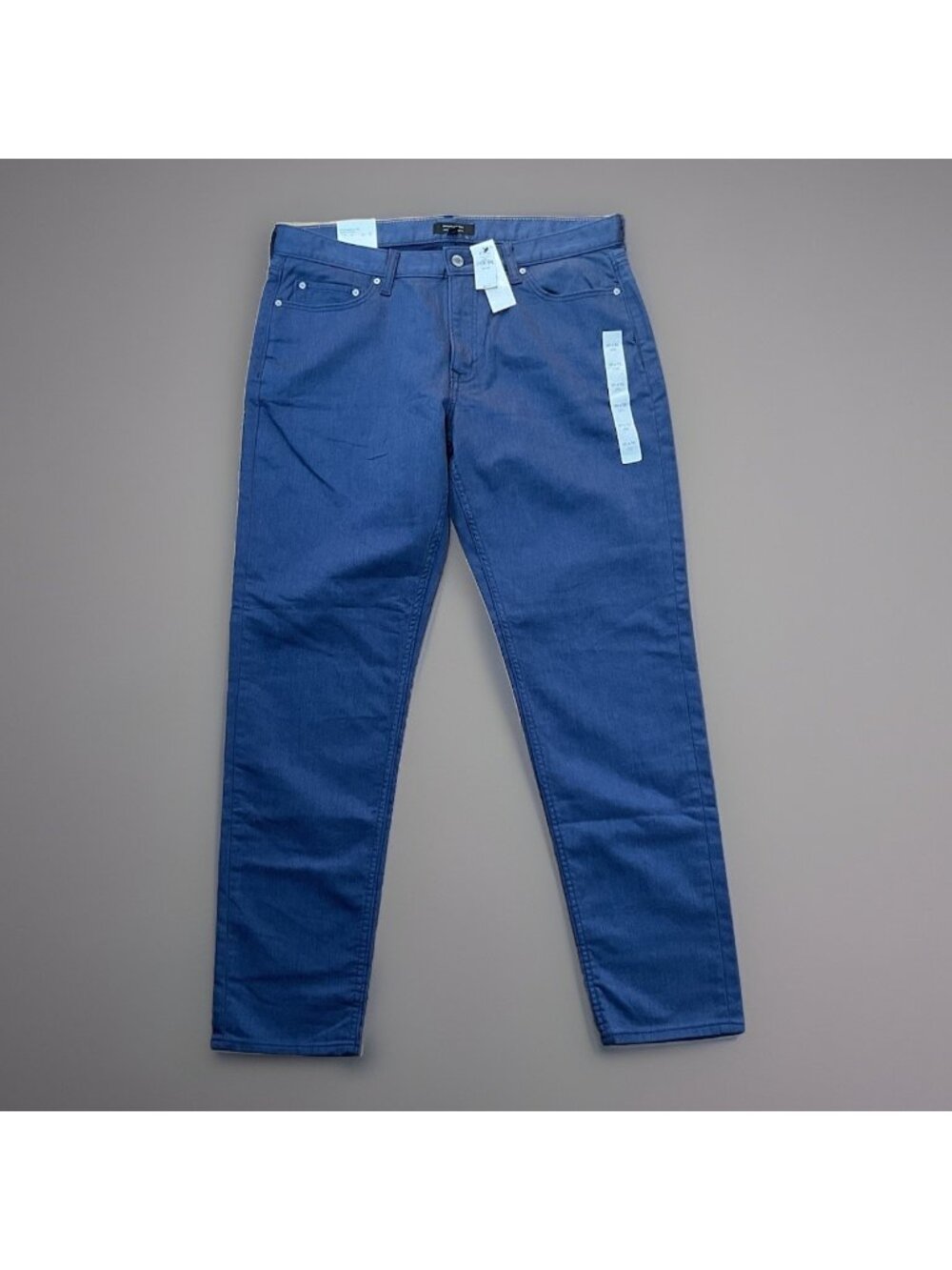 Banana Republic $95 NWT Athletic Travel Jeans 35 X 32 Blue Stretch